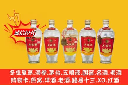 林芝波密县回收老五粮液